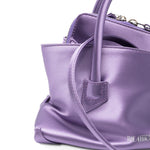 Borsa a mano la passeggiata mini in viola The Attico - donna 