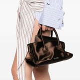 BOrsa La Passegiata mini in marrone The Attico - donna 