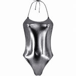 Costume intero dark silver the attico - donna 