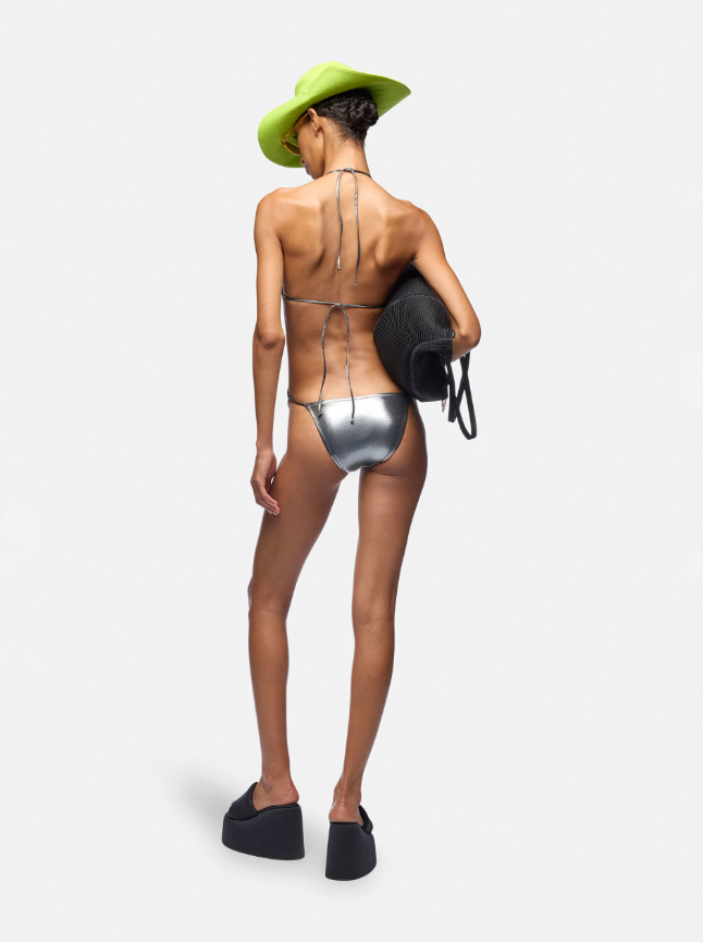 Costume intero dark silver the attico - donna 