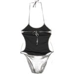 Costume intero dark silver the attico - donna 