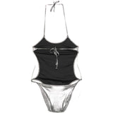 Costume intero dark silver the attico - donna 