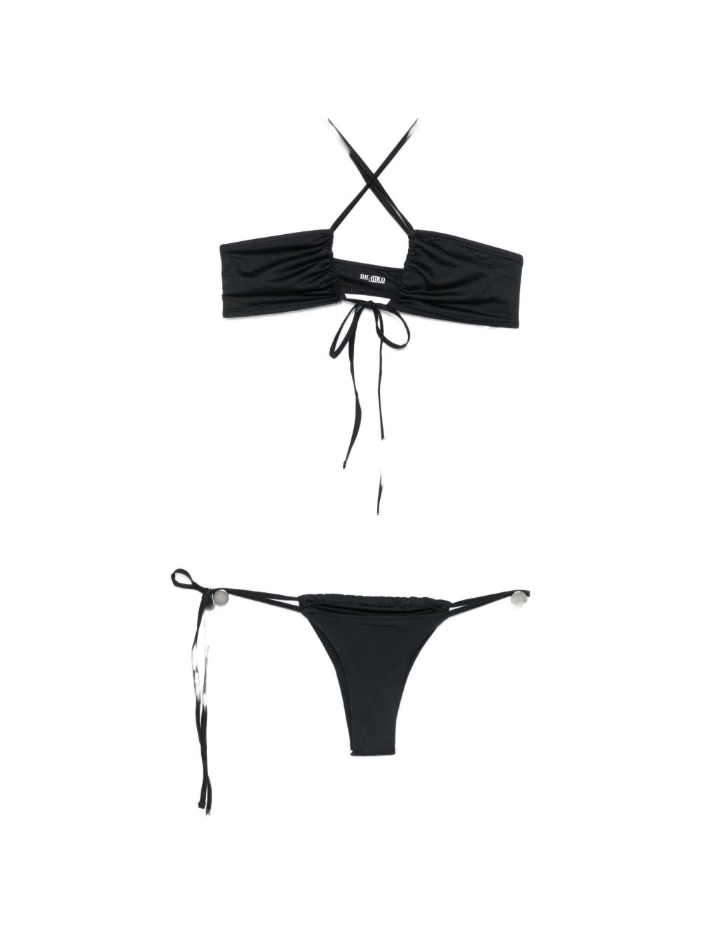 bikini lycra in nero the attico - donna 