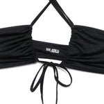 bikini lycra in nero the attico - donna 