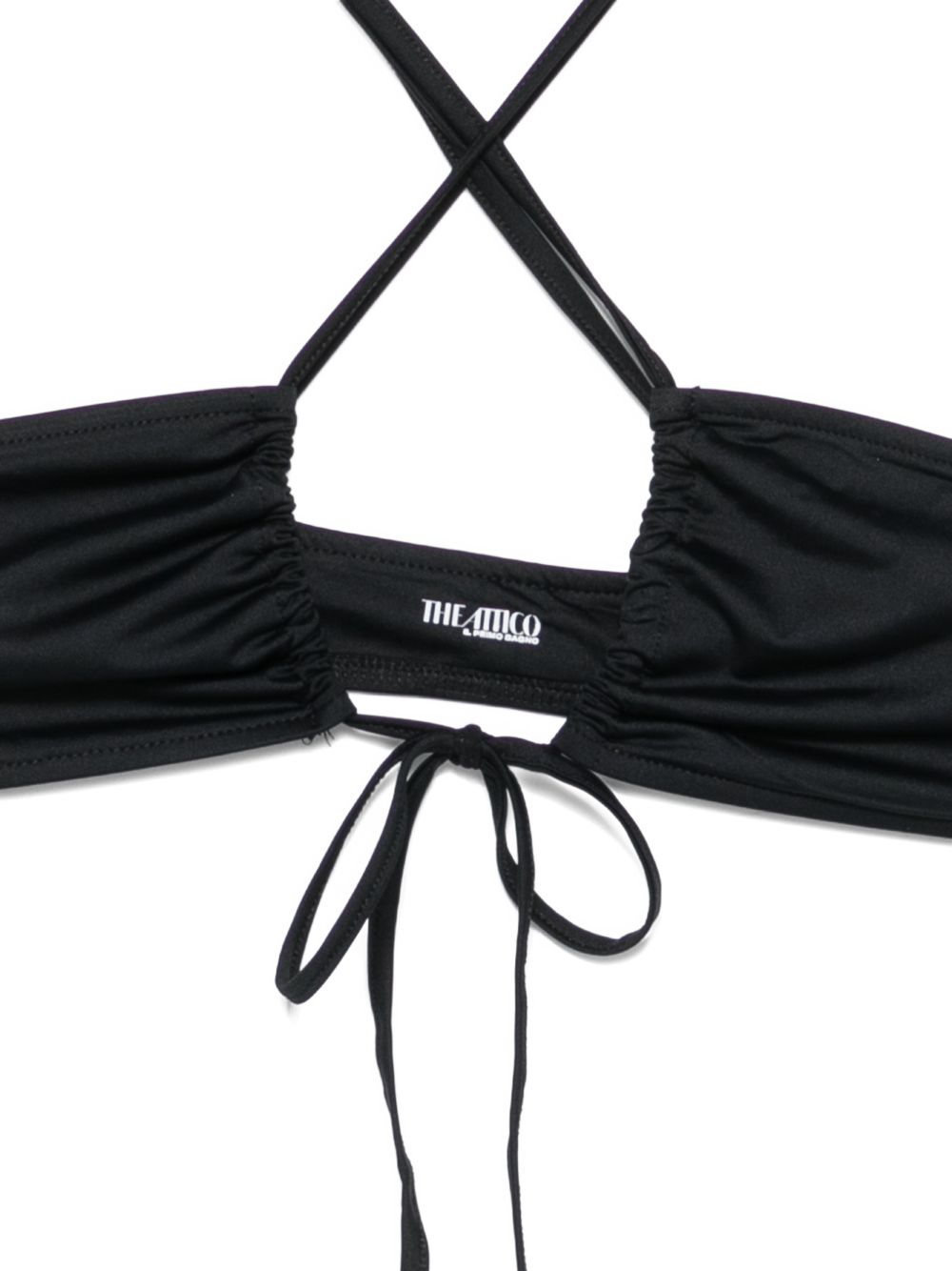 bikini lycra in nero the attico - donna 