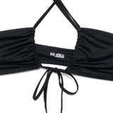 bikini lycra in nero the attico - donna 