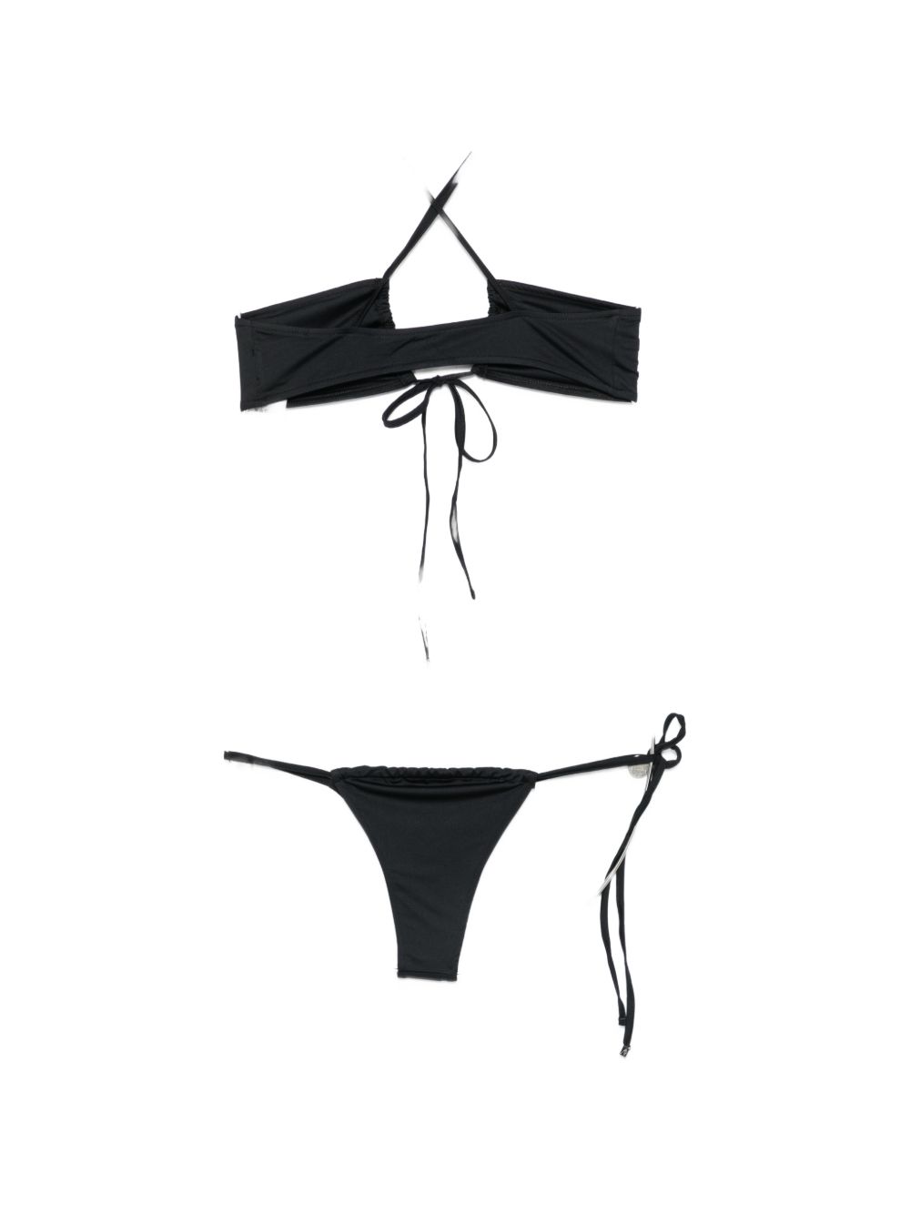 bikini lycra in nero the attico - donna 