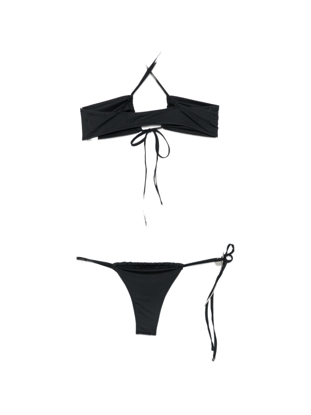 bikini lycra in nero the attico - donna 