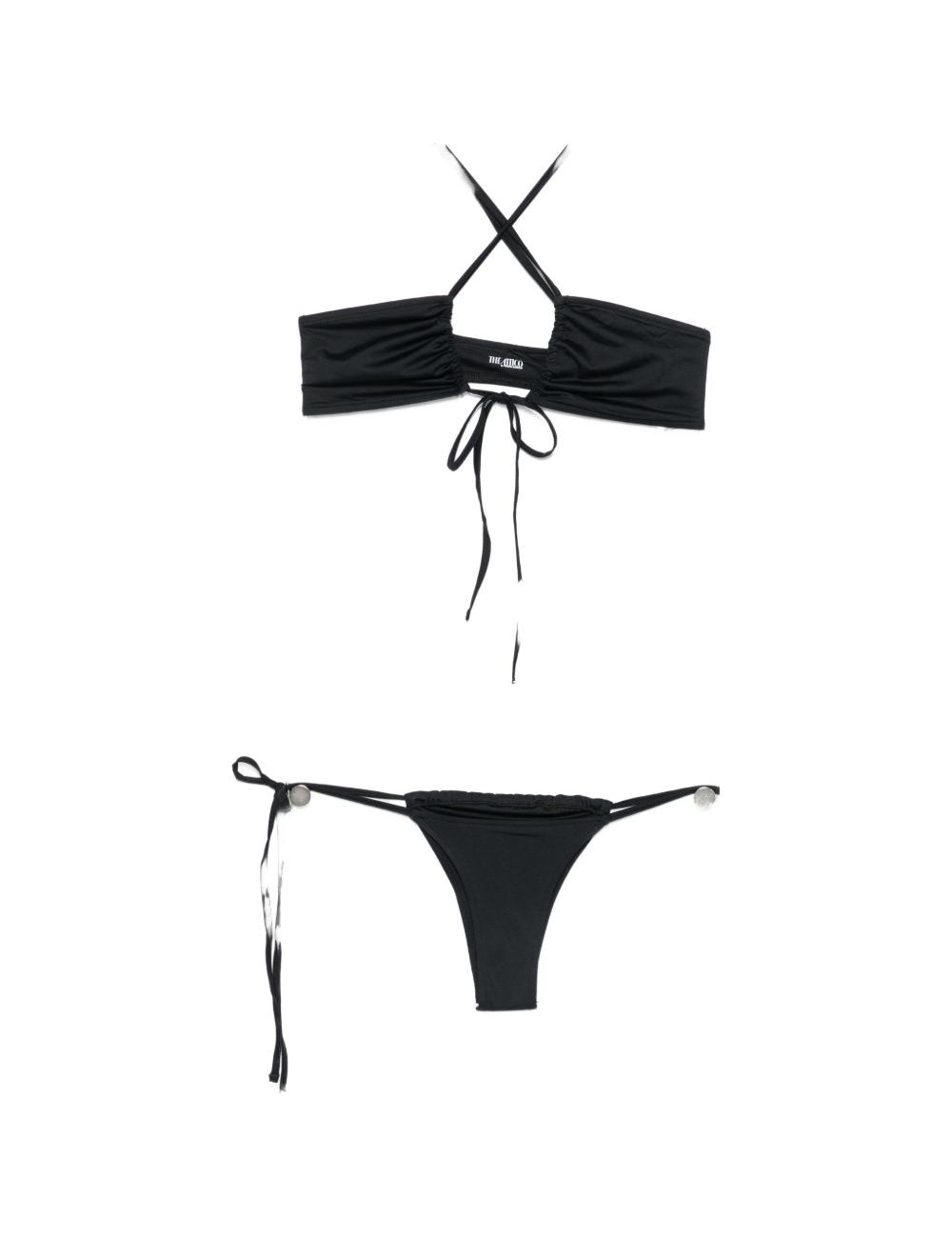 bikini lycra in nero the attico - donna 