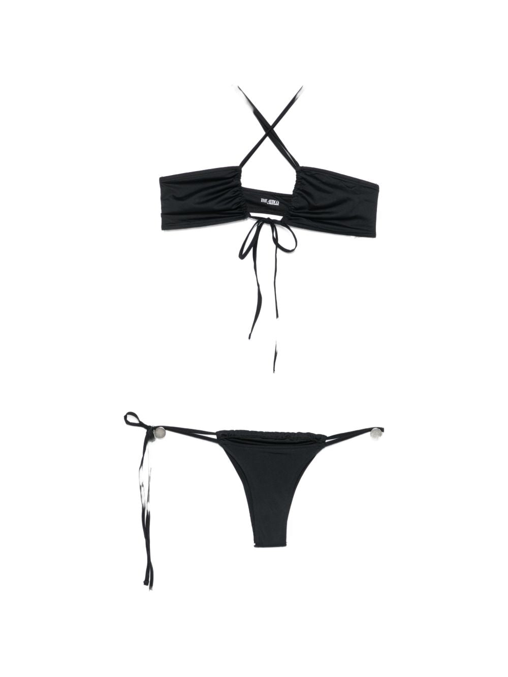 bikini lycra in nero the attico - donna 