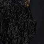 Giacca con piume in nero The attico - donna 