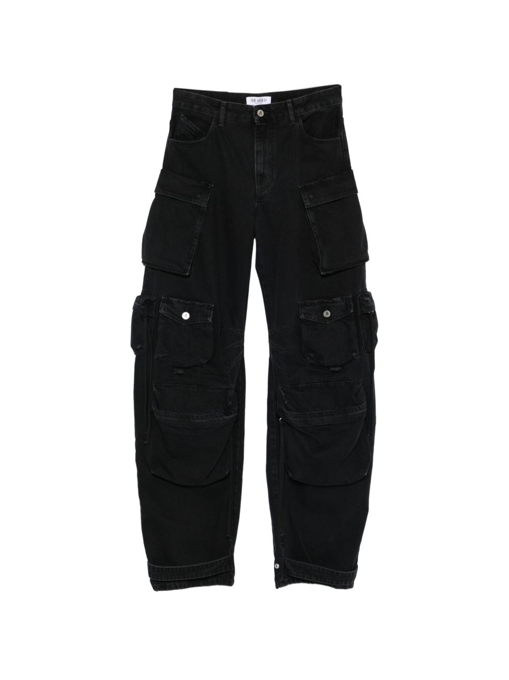 Jeans cargo con tasche in nero The Attico - donna 