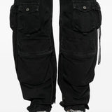 Jeans cargo con tasche in nero The Attico - donna 