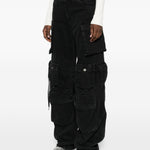 Jeans cargo con tasche in nero The Attico - donna 
