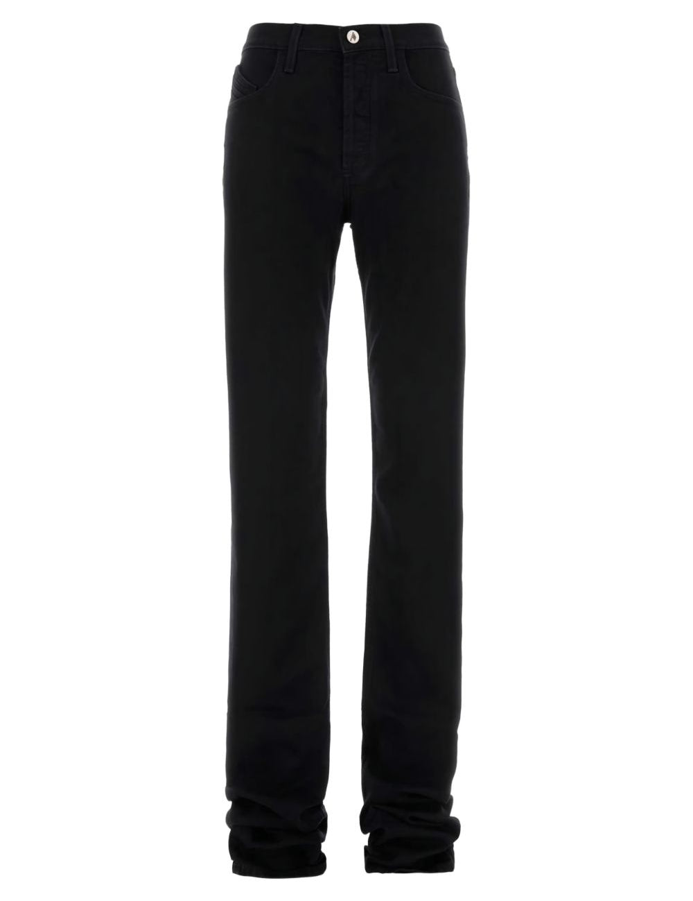 Jeans svasati in nero The attico - donna 