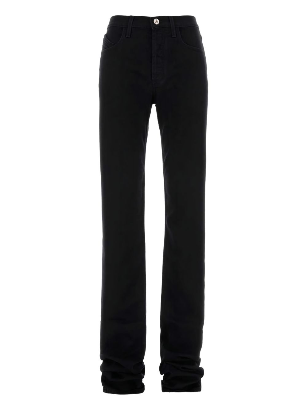 Jeans svasati in nero The attico - donna 