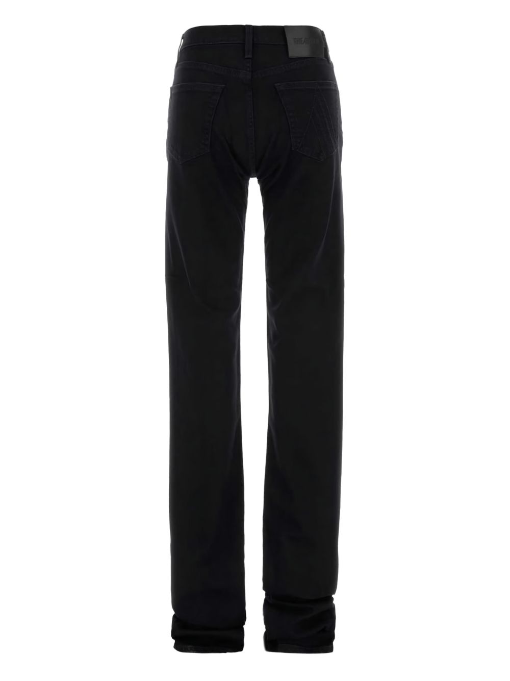 Jeans svasati in nero The attico - donna 