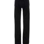 Jeans svasati in nero The attico - donna 