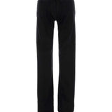 Jeans svasati in nero The attico - donna 