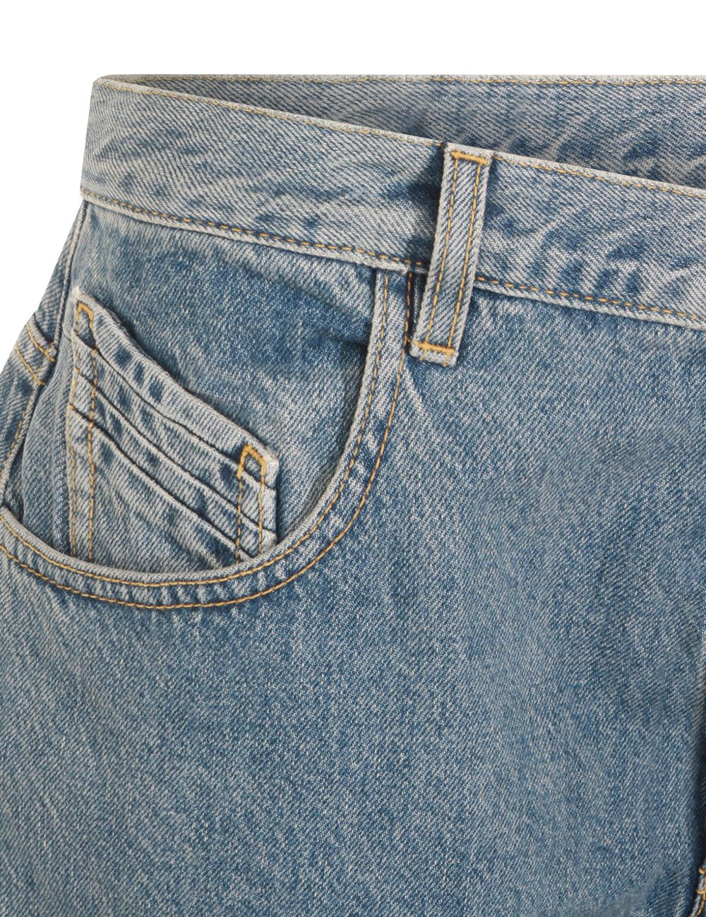 Jeans con tasche in blu The attico - donna 