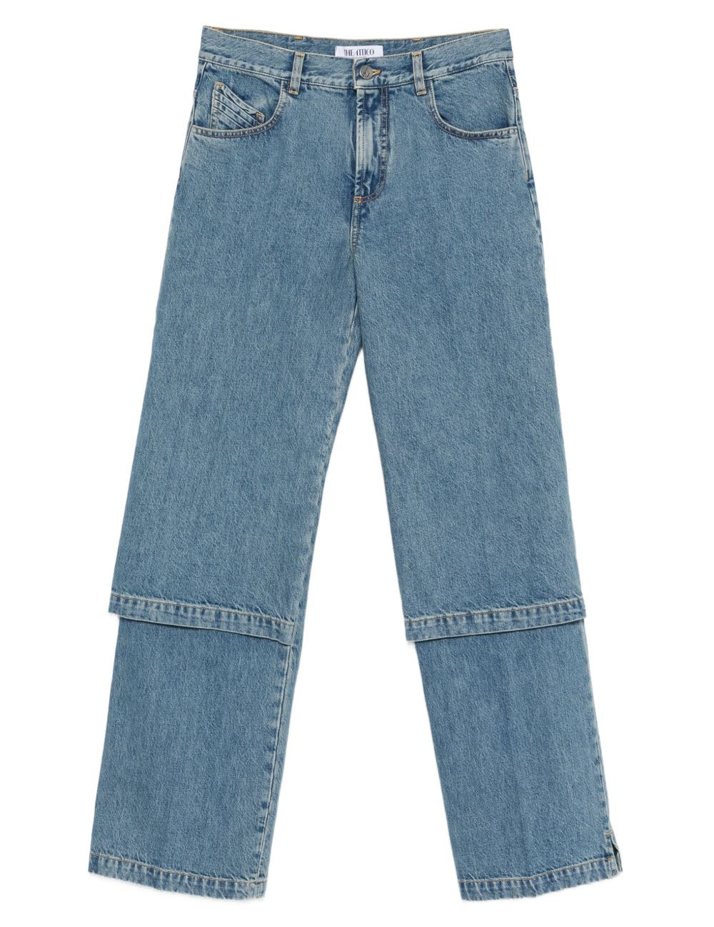 Jeans con design a cinque tasche in blu The attico - donna 
