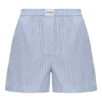Shorts corti a righe in azzurro The attico - donna 