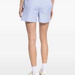 Shorts corti a righe in azzurro The attico - donna 