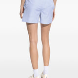 Shorts corti a righe in azzurro The attico - donna 
