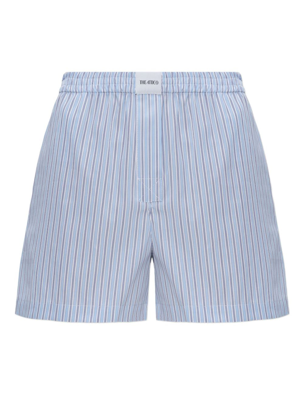 Shorts corti a righe in azzurro The attico - donna 