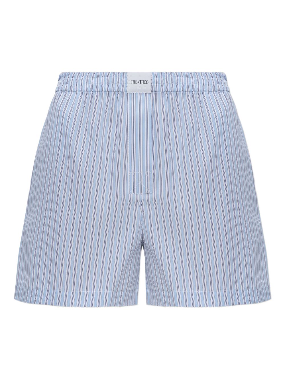 Shorts corti a righe in azzurro The attico - donna 