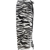 Pareo zebra in bianco e nero the attico - donna 