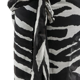 Pareo zebra in bianco e nero the attico - donna 