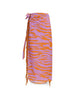 THE ATTICO MULTICOLOR ANIMAL PRINT PAREO - WOMEN