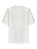 T-shirt con logo in bianco The attico - donna