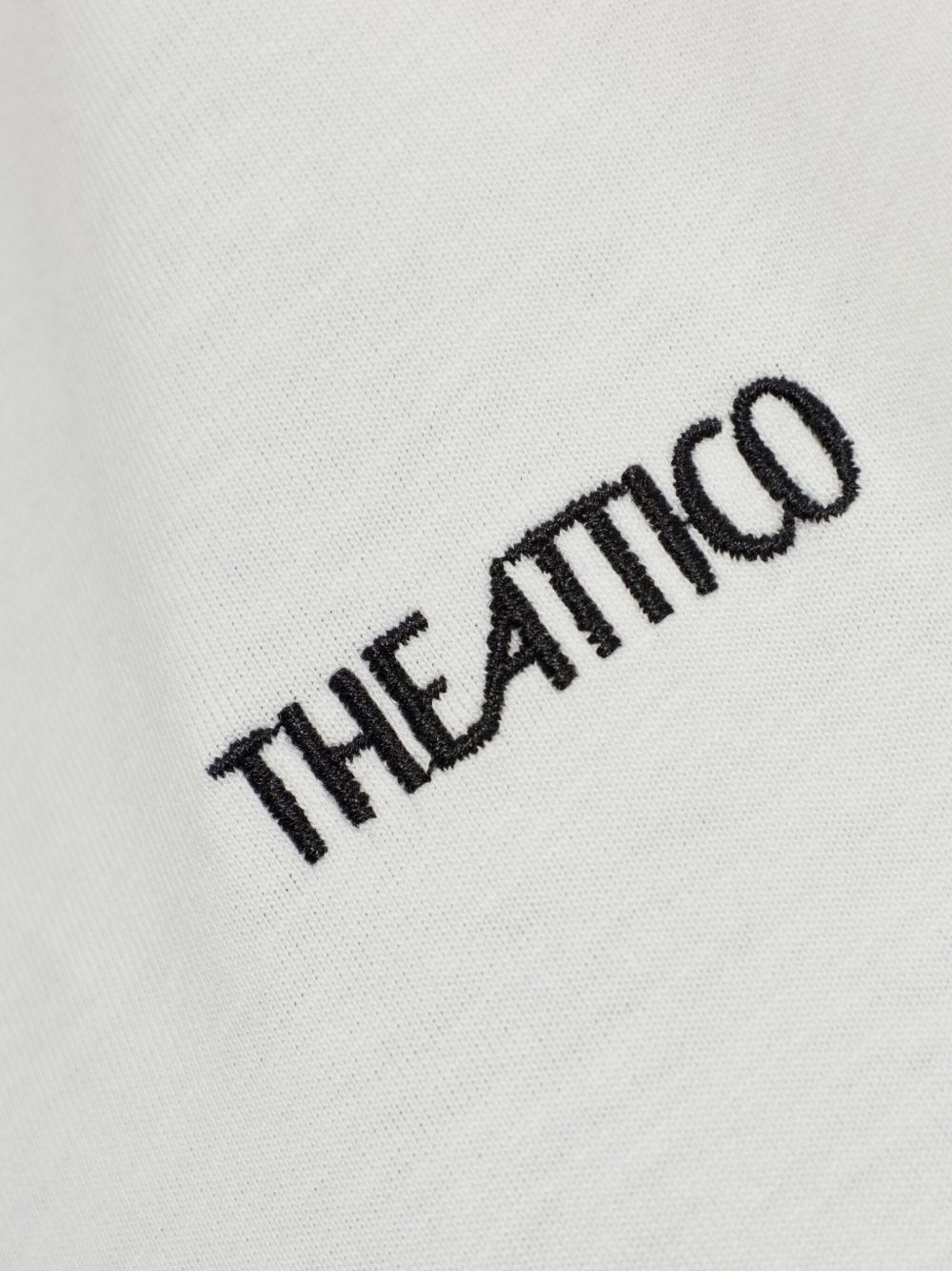 T-shirt con logo in bianco The attico - donna 