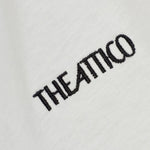 T-shirt con logo in bianco The attico - donna 