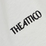 T-shirt con logo in bianco The attico - donna 