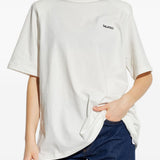 T-shirt con logo in bianco The attico - donna 