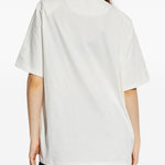 T-shirt con logo in bianco The attico - donna 
