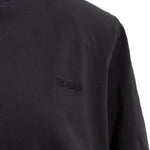 T-shirt a maniche corte con logo ricamato in nero The attico - donna 