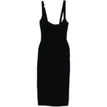 Abito midi in nero The attico - donna 
