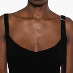 Abito midi in nero The attico - donna 