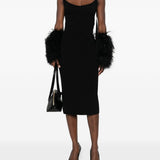 Abito midi in nero The attico - donna 