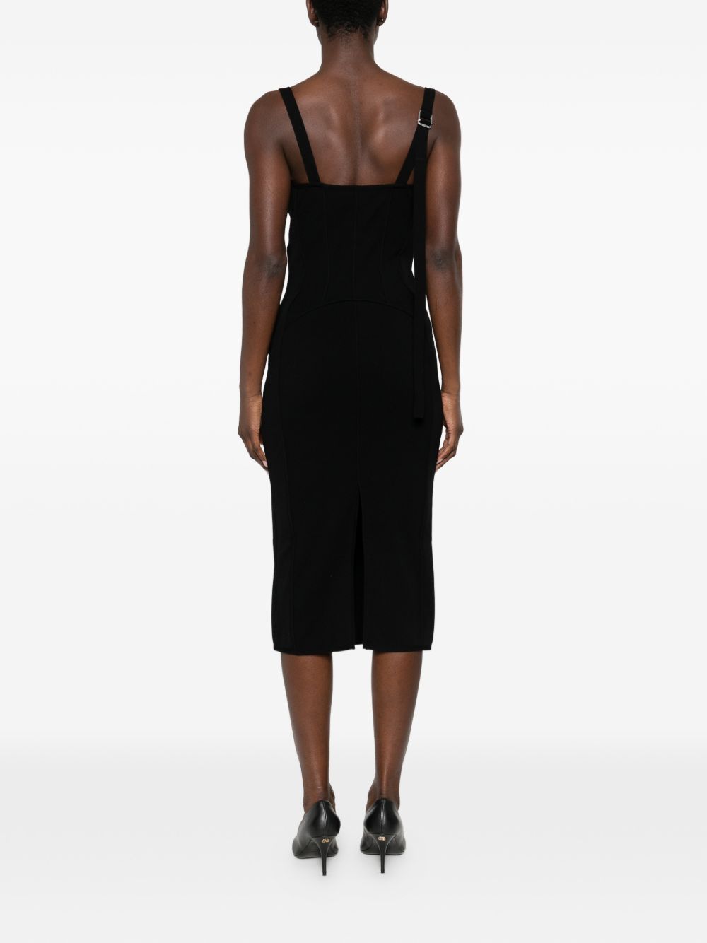 Abito midi in nero The attico - donna 