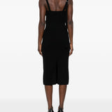 Abito midi in nero The attico - donna 