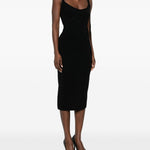 Abito midi in nero The attico - donna 