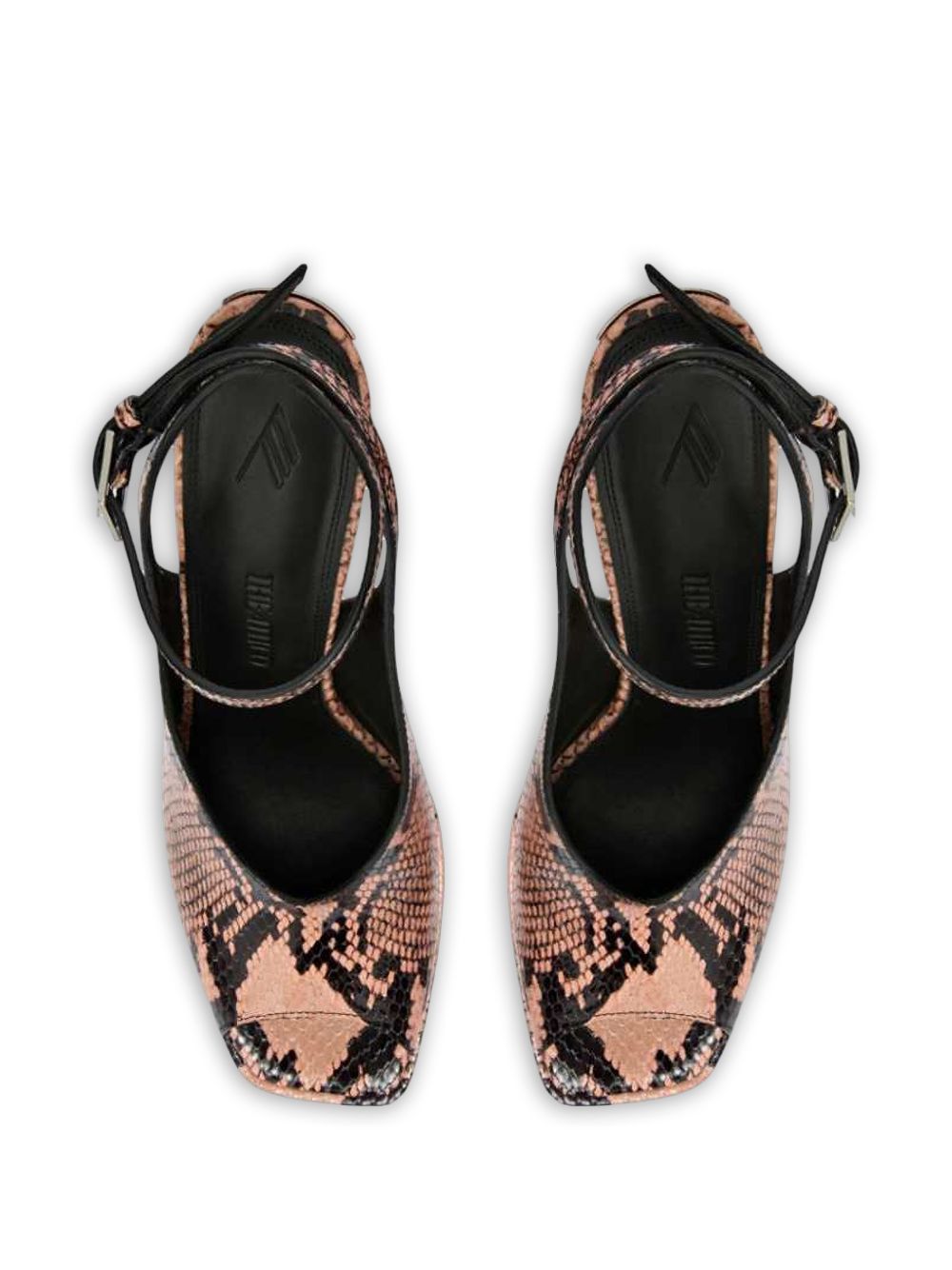 Sandali stampa pitone Ornella in rosa The attico - donna 