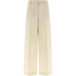 pantaloni deva in avorio the latest - donna 