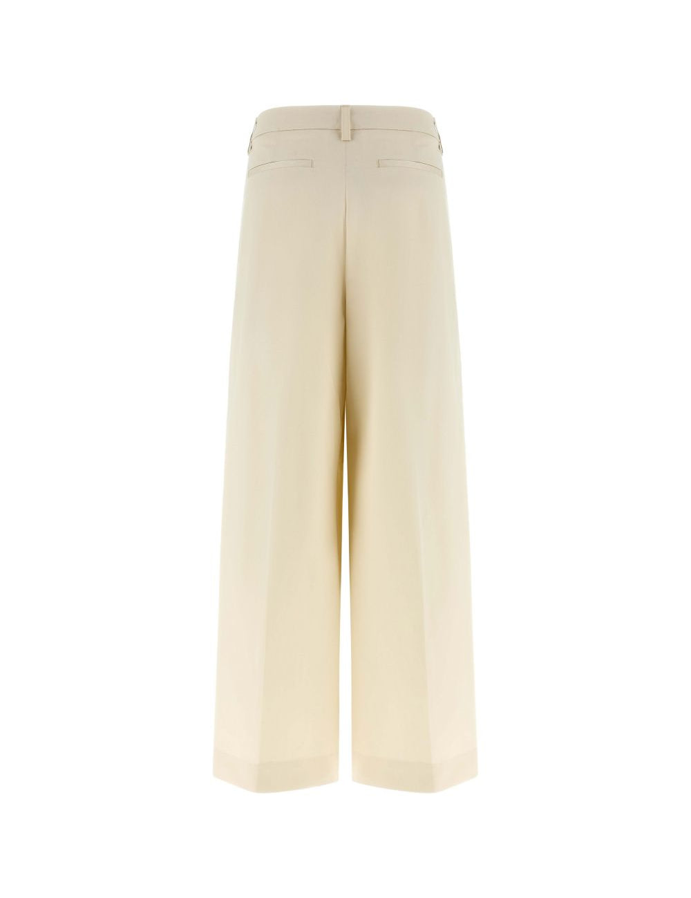pantaloni deva in avorio the latest - donna 