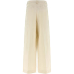 pantaloni deva in avorio the latest - donna 